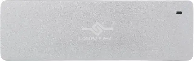 Alt view image 3 of 5 - VANTEC NexStar SX NST-203C3-SV Silver M.2 SATA SSD to USB 3.1 Gen 2 Type C Enclosure