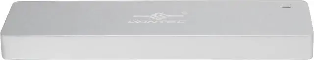 Alt view image 5 of 5 - VANTEC NexStar SX NST-203C3-SV Silver M.2 SATA SSD to USB 3.1 Gen 2 Type C Enclosure