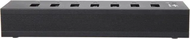 Alt view image 5 of 7 - VANTEC UGT-AH710U3-BK 7-Port USB 3.0 Aluminum Hub with 12V/3A Premium Power Adapter