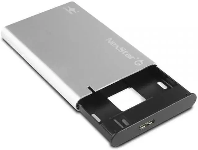 Alt view image 5 of 6 - Vantec NexStar 6G 2.5” SATA III to USB 3.2 Gen1 External SSD/HDD Enclosure - Silver NST-268S3-SV