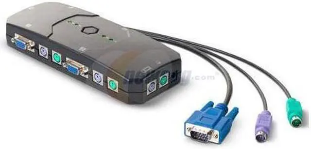 Main image of BELKIN SKR004 4-Port KVM Switch with 6 Cables