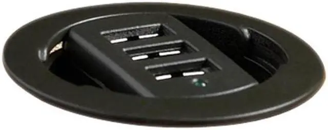 Alt view image 11 of 12 - BELKIN F5U402-02IN-KIT In-Desk USB Hub (2-Inch)
