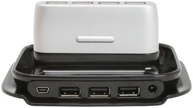 Alt view image 3 of 10 - BELKIN F5U706 7 Port USB 2.0 Hub-To-Go
