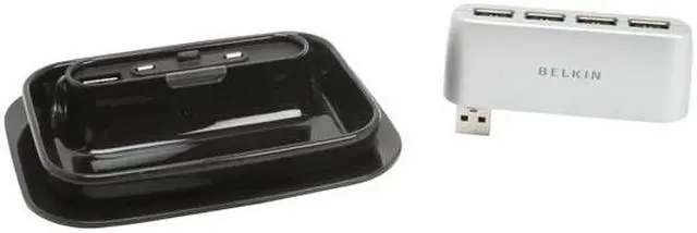 Alt view image 5 of 10 - BELKIN F5U706 7 Port USB 2.0 Hub-To-Go
