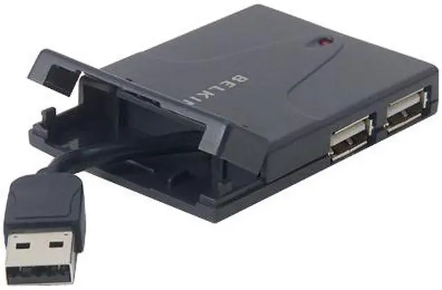 Alt view image 2 of 2 - BELKIN F5U215vMOB Hi-Speed USB 2.0 4-Port Mini-Hub