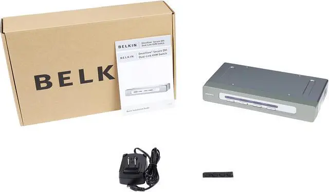 Alt view image 5 of 5 - BELKIN F1DN104D DVI-D Secure 4-Port KVM Switch