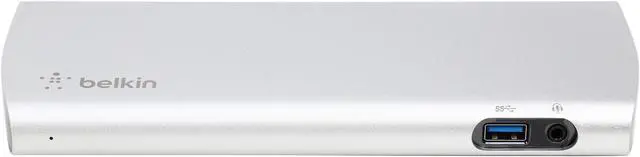 Alt view image 3 of 7 - Belkin Thunderbolt 2 Express Dock HD with 1-Meter Thunderbolt Data Transfer Cable, Designed for Thunderbolt 2 Technology with 4K Resolution (F4U085tt)