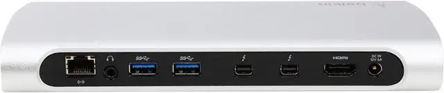 Alt view image 5 of 7 - Belkin Thunderbolt 2 Express Dock HD with 1-Meter Thunderbolt Data Transfer Cable, Designed for Thunderbolt 2 Technology with 4K Resolution (F4U085tt)