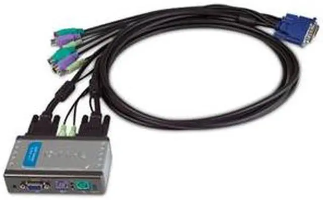 Main image of D-Link KVM-121 2-Port PS/2 KVM Switch with Audio Support