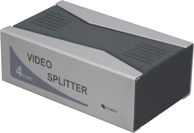 Main image of GWC VS1140 Video 4-Port Splitter, VGA /SVGA, Metal Casing