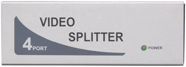 Alt view image 2 of 4 - GWC VS1140 Video 4-Port Splitter, VGA /SVGA, Metal Casing