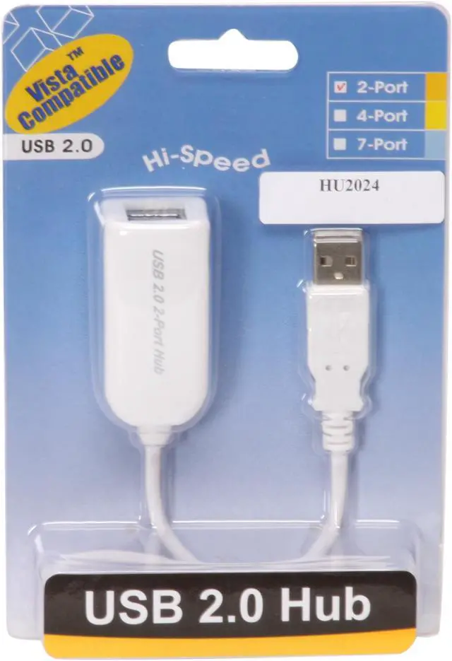 Alt view image 6 of 6 - GWC HU2024 USB 2.0 2-Port, bus-power, ultra slim for high mobility  Hub
