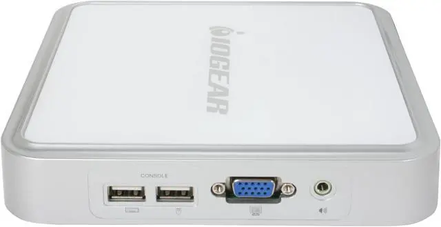 Alt view image 4 of 5 - IOGEAR GCS634U MiniView USB KVM Switch with audio and cables