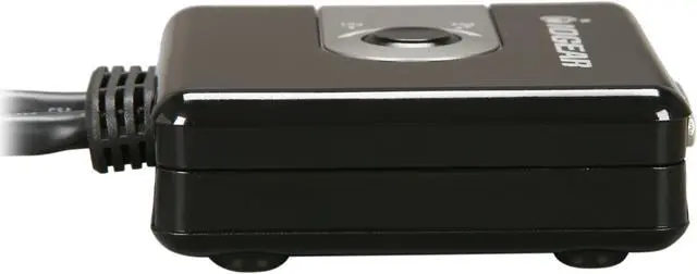 Alt view image 3 of 6 - IOGEAR GCS42UW6 2-Port Compact USB VGA KVM with Built-in Cables
