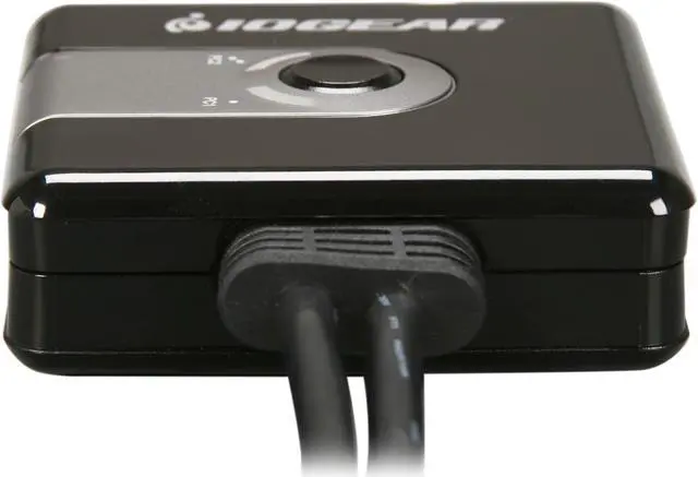 Alt view image 4 of 6 - IOGEAR GCS42UW6 2-Port Compact USB VGA KVM with Built-in Cables