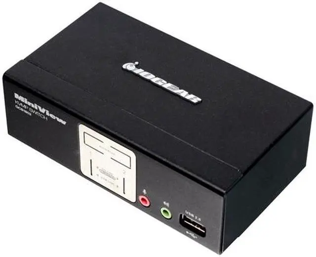 Alt view image 5 of 5 - IOGEAR GCS1802 2 Port KVMP Switch with USB 2.0 Hub and Audio