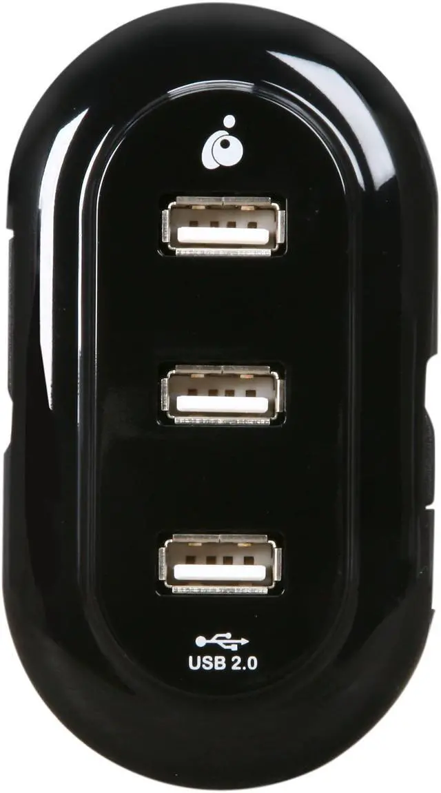 Alt view image 2 of 5 - IOGEAR GUH276 3-Port USB 2.0 Mobile Hub