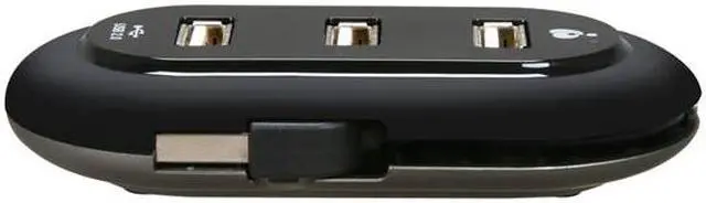 Alt view image 4 of 5 - IOGEAR GUH276 3-Port USB 2.0 Mobile Hub