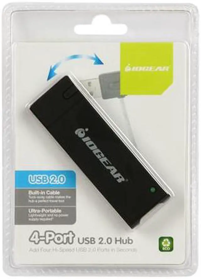 Alt view image 6 of 6 - IOGEAR GUH285 USB 2.0 4-Port Hub