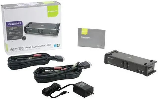 Alt view image 6 of 5 - IOGEAR GCS1102 2-Port DVI KVMP Switch w/ Cables
