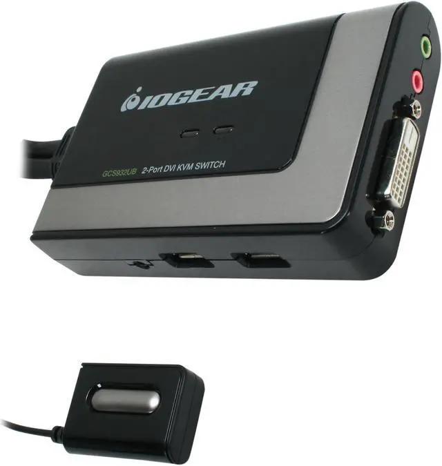 Main image of IOGEAR GCS932UB 2-Port USB DVI KVM with Audio and Mic.