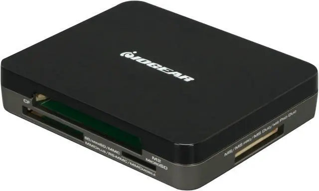 Main image of IOGEAR GUH287 3-Port USB 2.0 Hub and 45-in-1 Card Reader