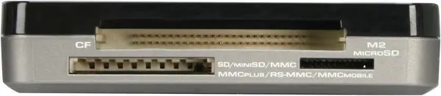 Alt view image 2 of 6 - IOGEAR GUH287 3-Port USB 2.0 Hub and 45-in-1 Card Reader