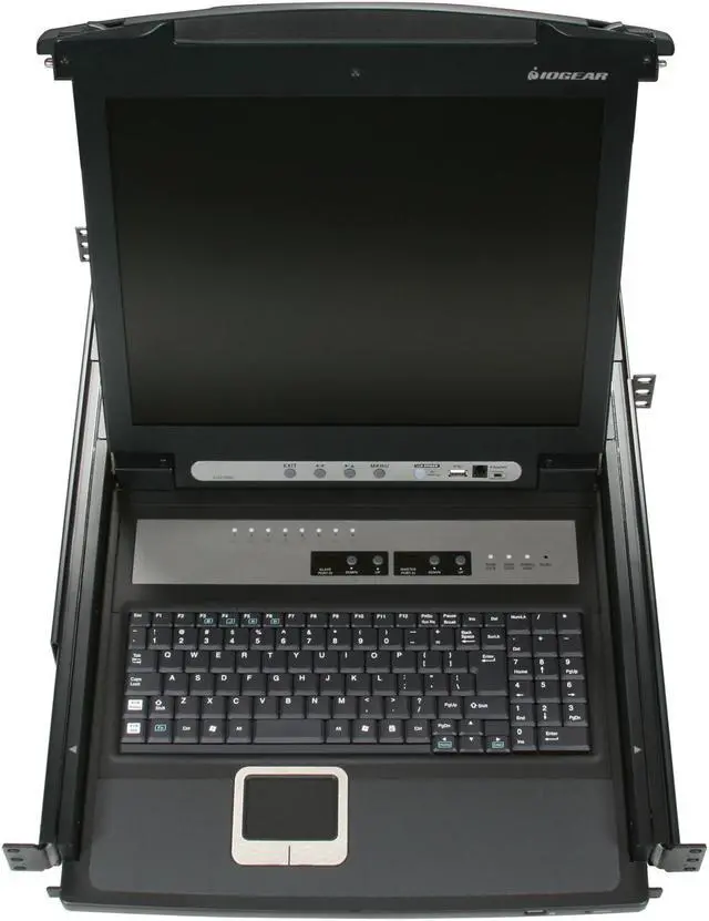 Alt view image 3 of 8 - IOGEAR GCL1808 17" LCD Combo Console