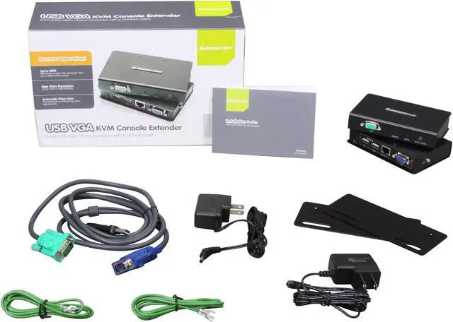 Alt view image 5 of 5 - IOGEAR GCE500U USB VGA KVM Console Extender