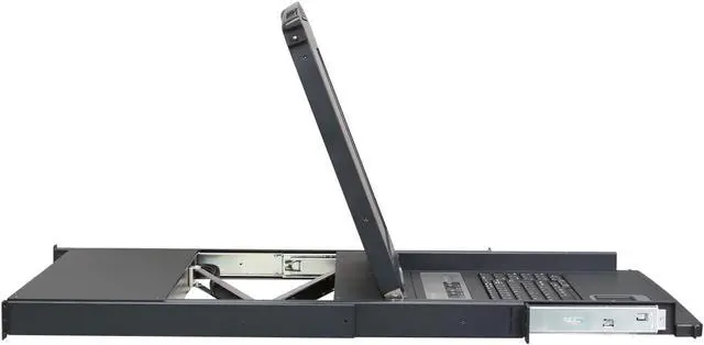 Alt view image 4 of 14 - IOGEAR GCL1808KITU 8-Port LCD Combo KVM Switch with USB KVM Cables