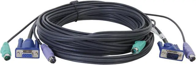 Alt view image 2 of 3 - IOGEAR 16 ft. KVM Cable G2L5005P