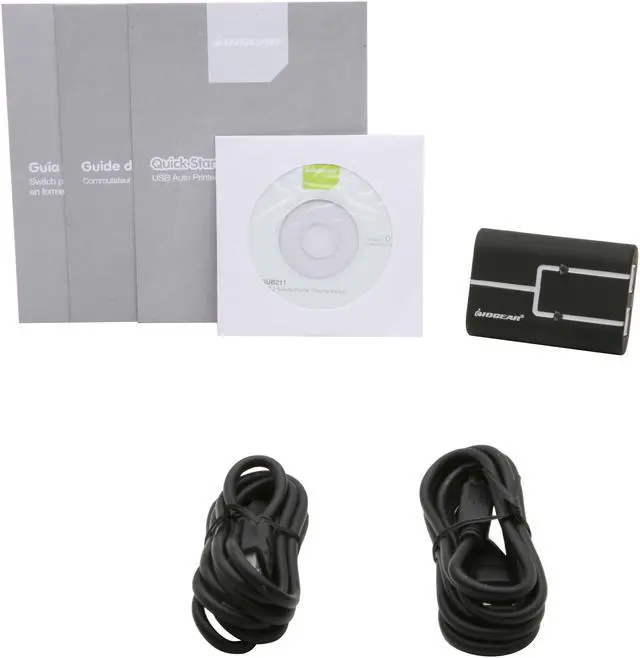 Alt view image 5 of 6 - IOGEAR GUB211W6 2-Port USB 2.0 Printer Auto Sharing Switch