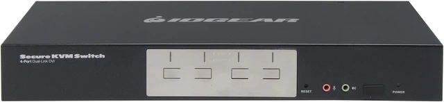 Alt view image 2 of 6 - IOGEAR GCS1214TAA 4-Port Dual-Link DVI Secure KVM Switch