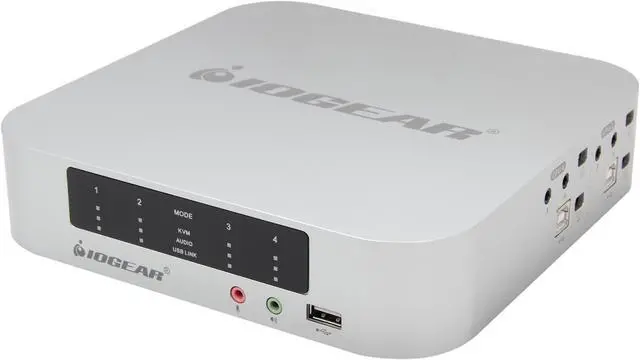 Main image of IOGEAR GCS1924 4-port DualView Mini DisplayPort KVMP Switch with Peripheral Sharing
