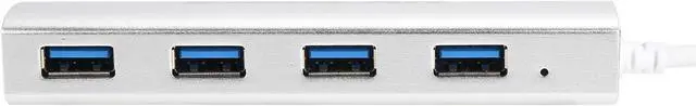 Alt view image 3 of 6 - IOGEAR GUH304P Aluminum USB 3.0 4-Port Hub w/PS