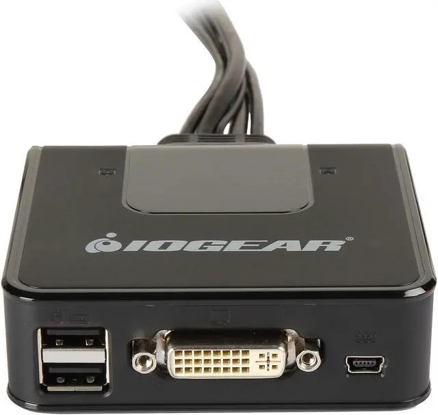 Alt view image 3 of 6 - IOGEAR GCS922DPKIT 2-Port DVI and DisplayPort Cable KVM Kit