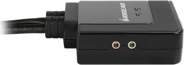 Alt view image 9 of 9 - IOGEAR GCS72DPKIT 2-Port VGA and DisplayPort Cable KVM Kit with Audio