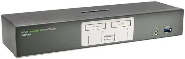 Alt view image 3 of 4 - IOGEAR GCS1904 4-Port DisplayPort KVMP Switch with USB 3.0 Hub (TAA Compliant)