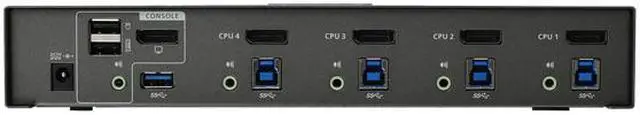 Alt view image 4 of 4 - IOGEAR GCS1904 4-Port DisplayPort KVMP Switch with USB 3.0 Hub (TAA Compliant)