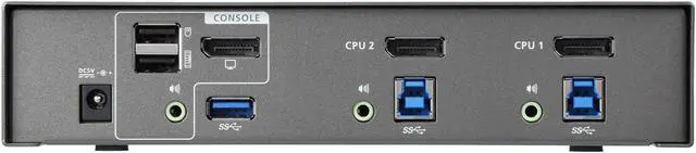 Alt view image 4 of 6 - IOGEAR GCS1902 2-Port DisplayPort KVMP Switch with USB 3.0 Hub (TAA Compliant)