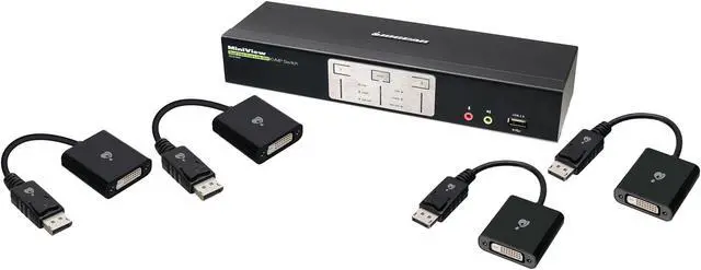 Main image of IOGEAR GCS1642DPKIT 2-Port Dual-Link Dual View DVI and DisplayPort KVMP Kit (TAA Compliant)