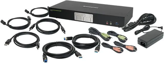 Main image of IOGEAR GCS1942 2-Port 4K Dual View DisplayPort KVMP with USB 3.0 Hub and Audio (TAA)