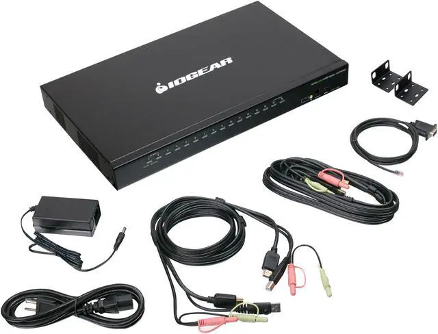 Alt view image 4 of 5 - IOGEAR GCS1816H 16-Port USB HDMI KVM Switch with Audio (TAA Compliant)