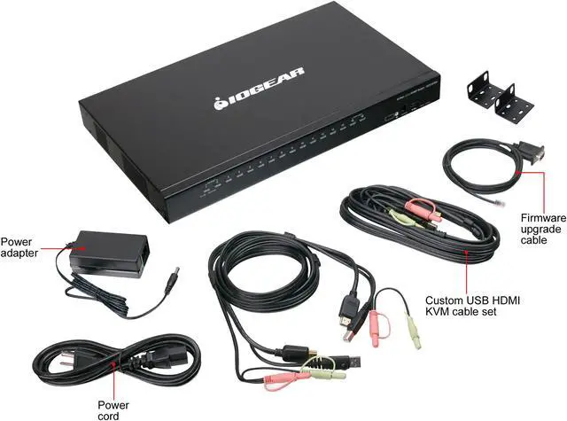 Alt view image 5 of 5 - IOGEAR GCS1816H 16-Port USB HDMI KVM Switch with Audio (TAA Compliant)