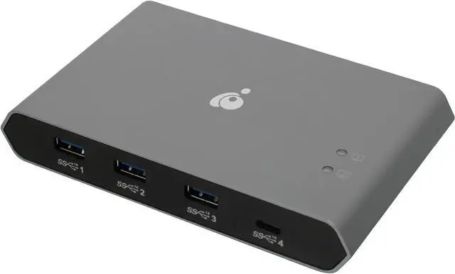 Main image of IOGEAR GUS4C2 USB-C 2-Port Keyboard Mouse and Peripheral Switch with Power Delivery