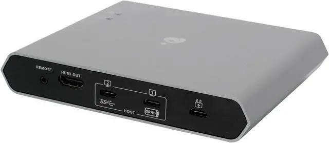 Alt view image 5 of 7 - KVM 2-Port USB-C - IOGEAR 2 USB-C/Thunderbolt 3 Devices - 2 USB 3.1, Up To 5Gbps - 4k 30Hz - Power Delivery 75W - Plug n Play - TAA - Mac/Win - GUD3C04