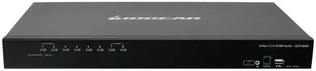 Alt view image 2 of 4 - IOGEAR GCS1808HDPKITU 8-Port USB PS/2 Combo HD DisplayPort KVM Kit