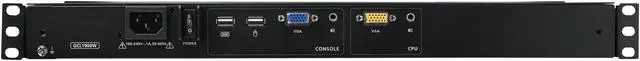Alt view image 5 of 5 - IOGEAR GCL1900W 18.5" Widescreen Short Depth LCD Console with Audio (TAA Compliant)