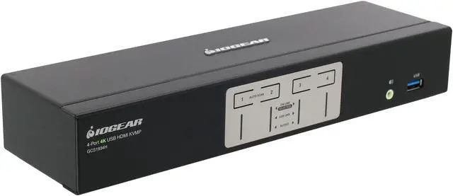 Alt view image 5 of 5 - IOGEAR GCS1934H 4-Port 4K KVMP Switch with HDMI Connection, USB 3.0 Hub, and Audio (TAA)