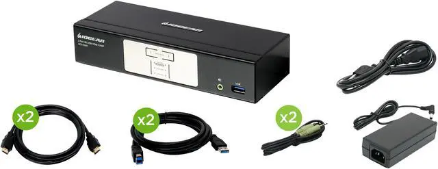 Main image of IOGEAR GCS1932H 2-Port 4K KVMP Switch with HDMI Connection, USB 3.0 Hub, and Audio (TAA)